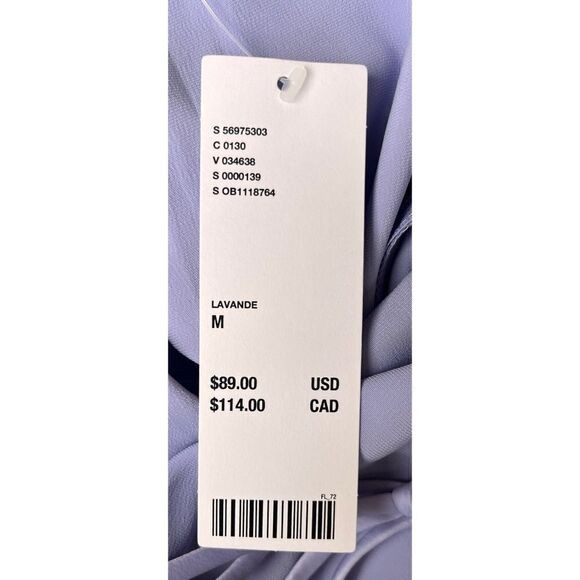 NWT Urban Outfitters UO Lavender Tie Halter Cowl Neck Open Back Maxi Slip Dress - Picture 8 of 12